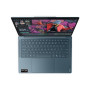 Lenovo- Yoga Slim 7 14AKP10 AMD , Tidal Teal , 14 , OLED , WUXGA , 1920 x 1200 pixels , Glossy , AMD Ryzen AI 5 , 330 , 16 GB , Soldered LPDDR5X , Solid-state drive capacity 512 GB , AMD Radeon 820M Graphics , Windows 11 Home , 802.11be , Bluetooth versio