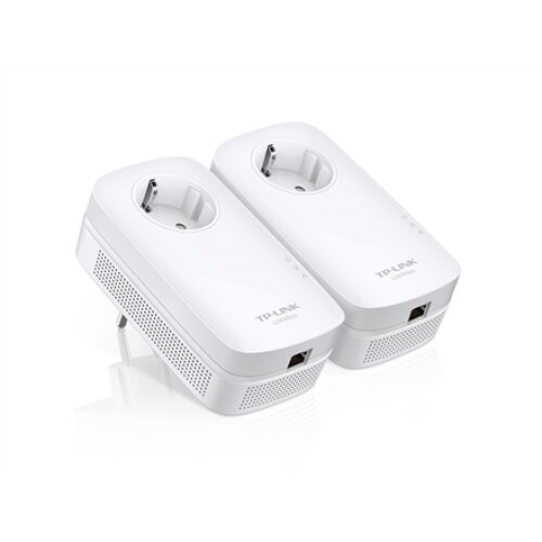 TP-LINK , AV1300 Gigabit Passthrough Powerline Starter Kit , TL-PA8010P KIT , 1300 Mbit/s , Ethernet LAN (RJ-45) ports 1 , No Wi-Fi , Extra socket