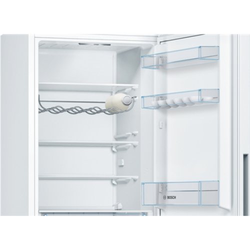 Bosch Refrigerator KGV36VWEA Series 4 Energy efficiency class E, Free standing, Combi, Height 186 cm, Fridge net capacity 214 L, Freezer net capacity 94 L, 39 dB, White