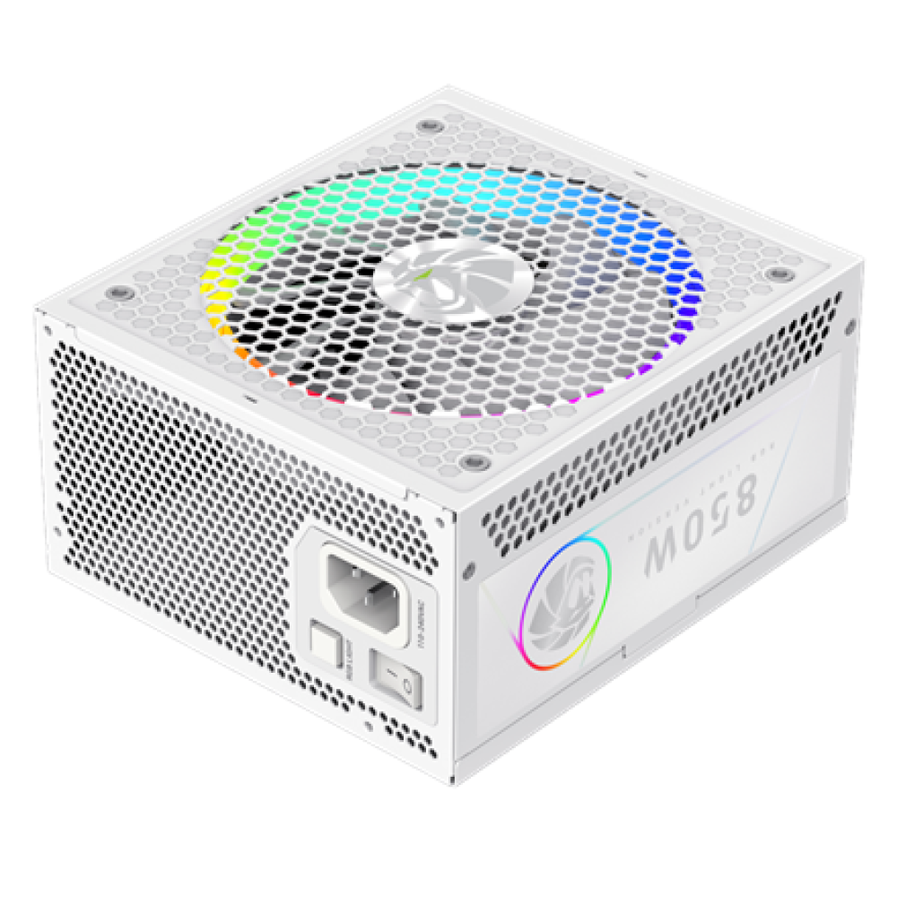 Gamemax PSU , RGB 850G WH , 850 W , Gold , White , Full Modular
