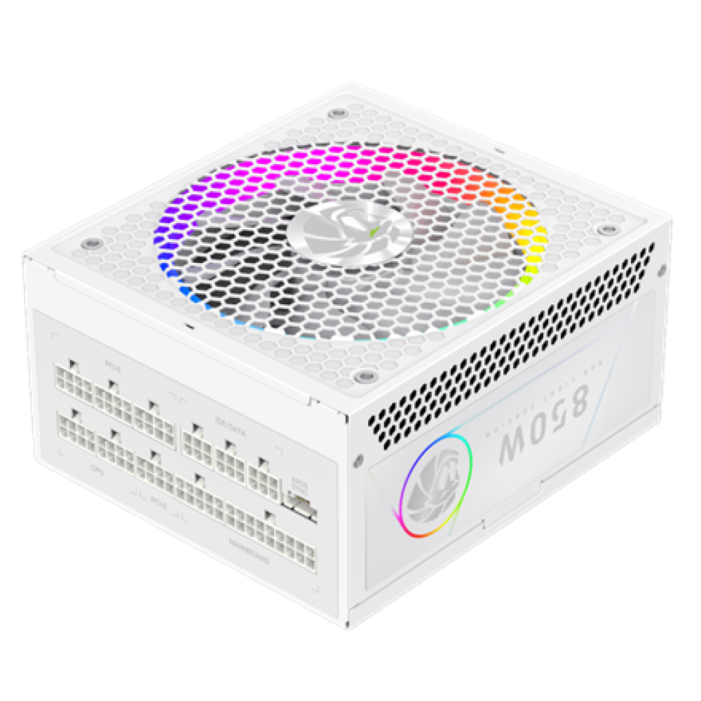 Gamemax PSU , RGB 850G WH , 850 W , Gold , White , Full Modular