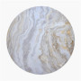 Arozzi Zona Round Floor Pad , White Marble