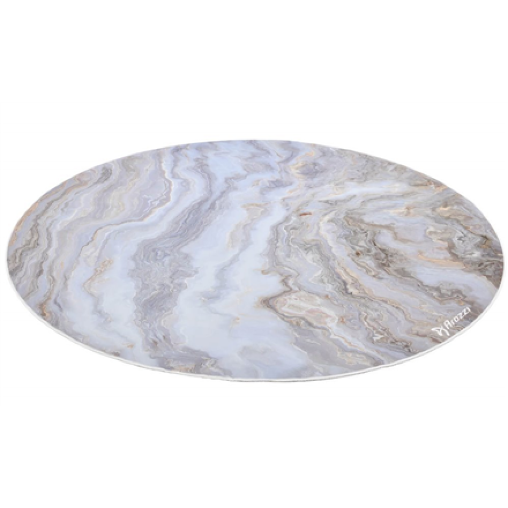 Arozzi Zona Round Floor Pad , White Marble