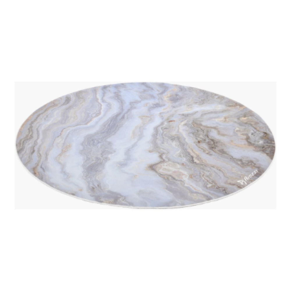 Arozzi Zona Round Floor Pad , White Marble