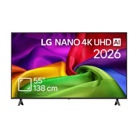 LG NANO 4K AI TV , 55NU800B3LA , 55 , Smart TV , webOS , UHD , Black