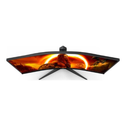 AOC , Gaming Monitor , CU34G2XP/BK , 34 , VA , 21:9 , 180 Hz , 1 ms , 3440 x 1440 pixels , HDMI ports quantity 2 , Black