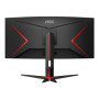 AOC , Gaming Monitor , CU34G2XP/BK , 34 , VA , 21:9 , 180 Hz , 1 ms , 3440 x 1440 pixels , HDMI ports quantity 2 , Black