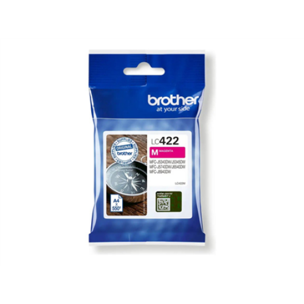 Brother LC422M , Ink Cartridge , Magenta