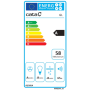 CATA , Hood , GL 75 X/D , Canopy , Energy efficiency class A , Width 90 cm , 850 m³/h , Mechanical control , EcoLed , Stainless Steel