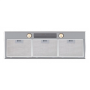 CATA , Hood , GL 75 X/D , Canopy , Energy efficiency class A , Width 90 cm , 850 m³/h , Mechanical control , EcoLed , Stainless Steel
