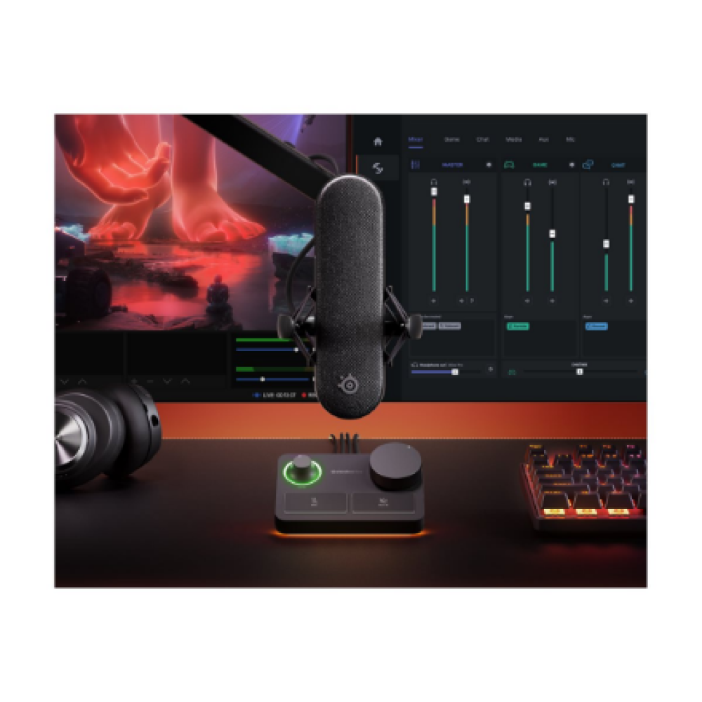 SteelSeries , Gaming Microphone , Alias Pro , Black