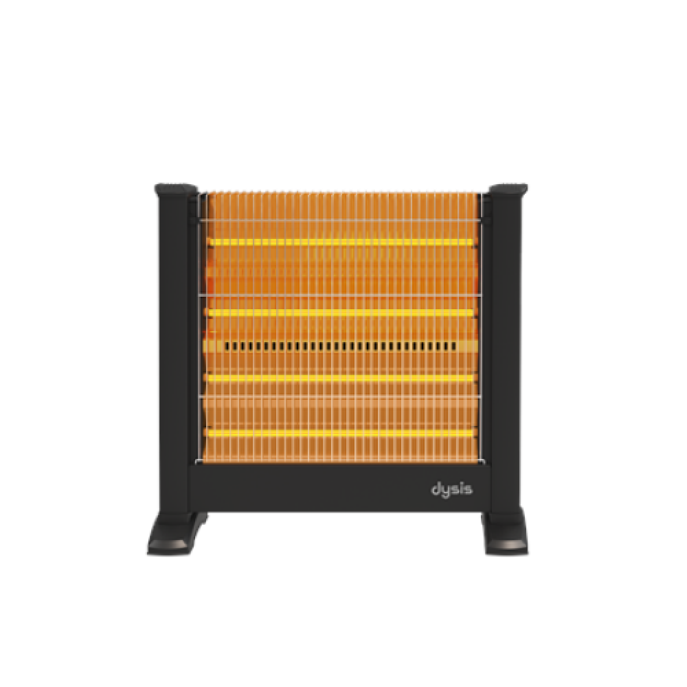 Simfer Indoor Power Electric Quartz Heater Dysis HTR-7432 Infrared, 2200 W, Number of power levels 4, Suitable for rooms up to 22 m², Black