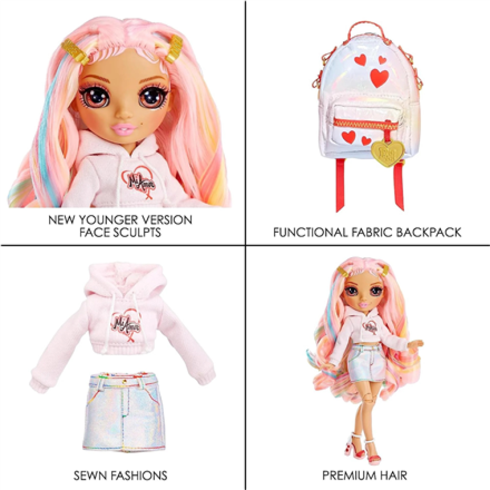 RAINBOW HIGH , Junior High Doll Kia Hart 590781, 23 cm , Plastic/Textile