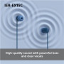 Sony Earbuds , IER‑EX15C , Wired , In-ear , Microphone , Black