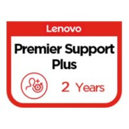 Lenovo Warranty , 2Y Premier Support Plus upgrade from 2Y Courier/Carry-in , 2 year(s)