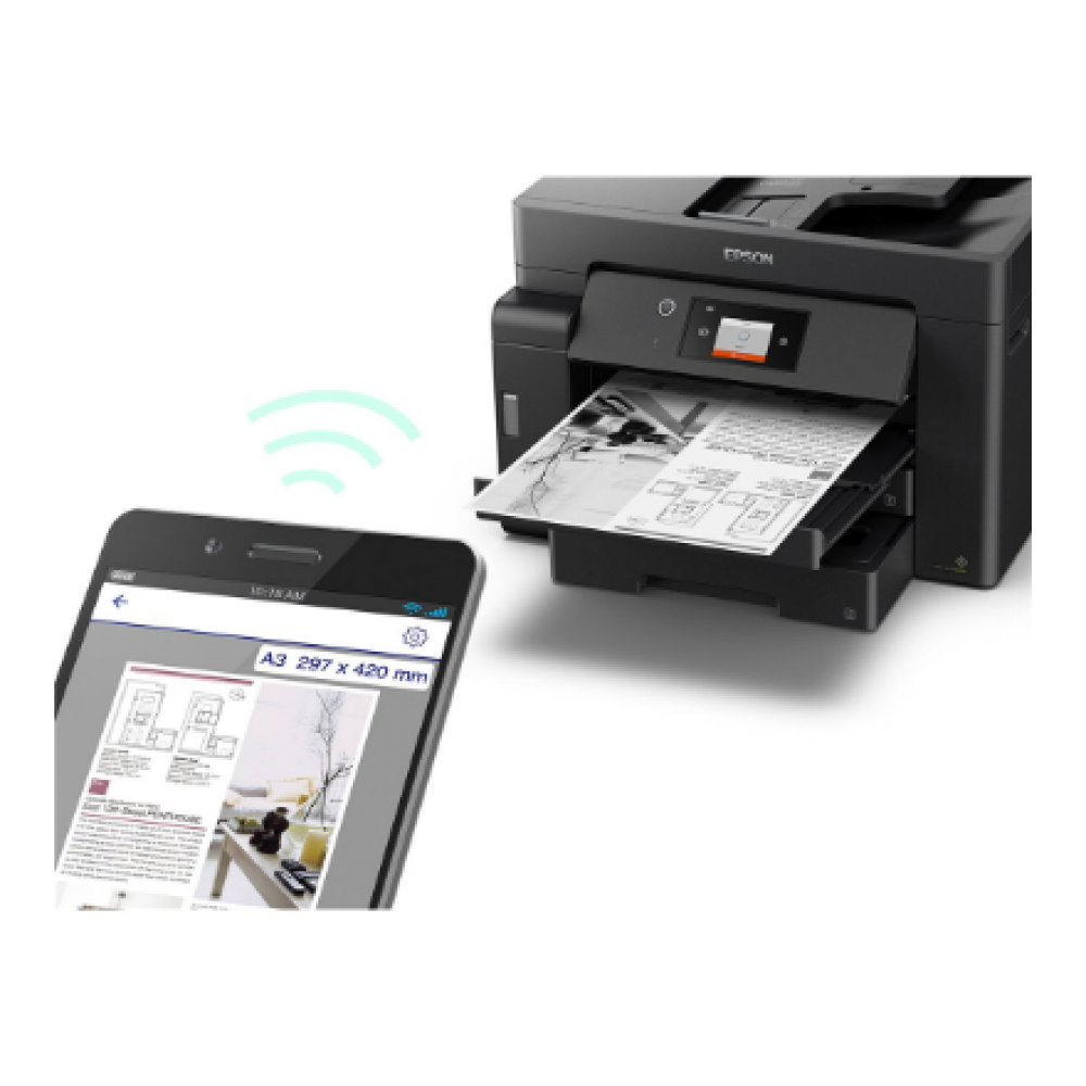 Epson Multifunctional Printer , EcoTank M15140 , Inkjet , Mono , Inkjet Multifunctional Printer , A3+ , Wi-Fi , Black