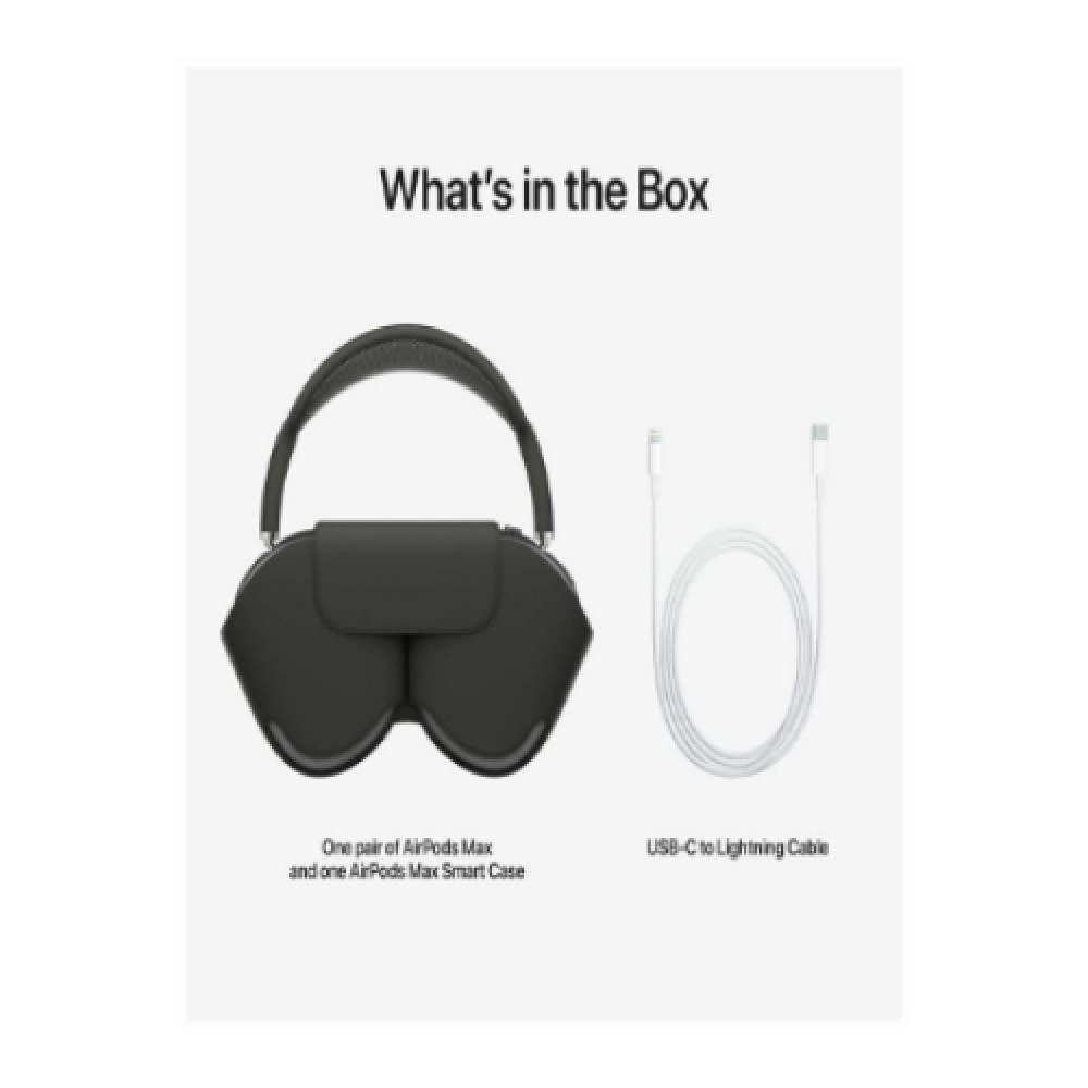 Apple , AirPods Max , Wireless , Over-ear , Microphone , Noise canceling , Wireless , Space Gray