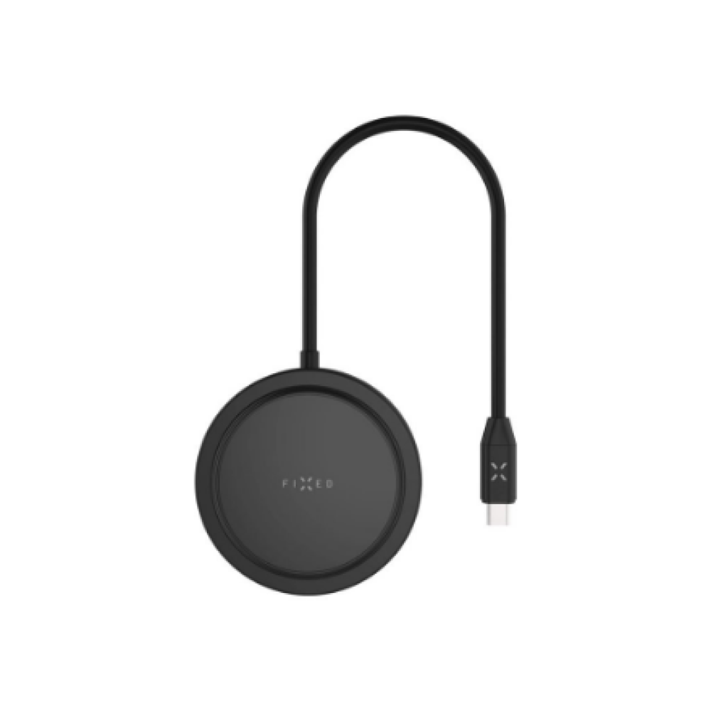 Fixed , 7-port MagHUB with wireless charging , FIXHU-M-BK