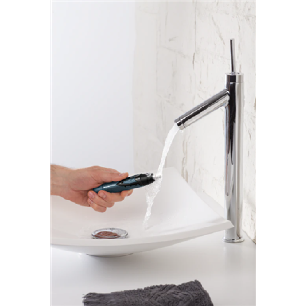 Rowenta Nose and Ear Trimmer , TN3011F0 , Cordless , Wet & Dry , Black/Blue