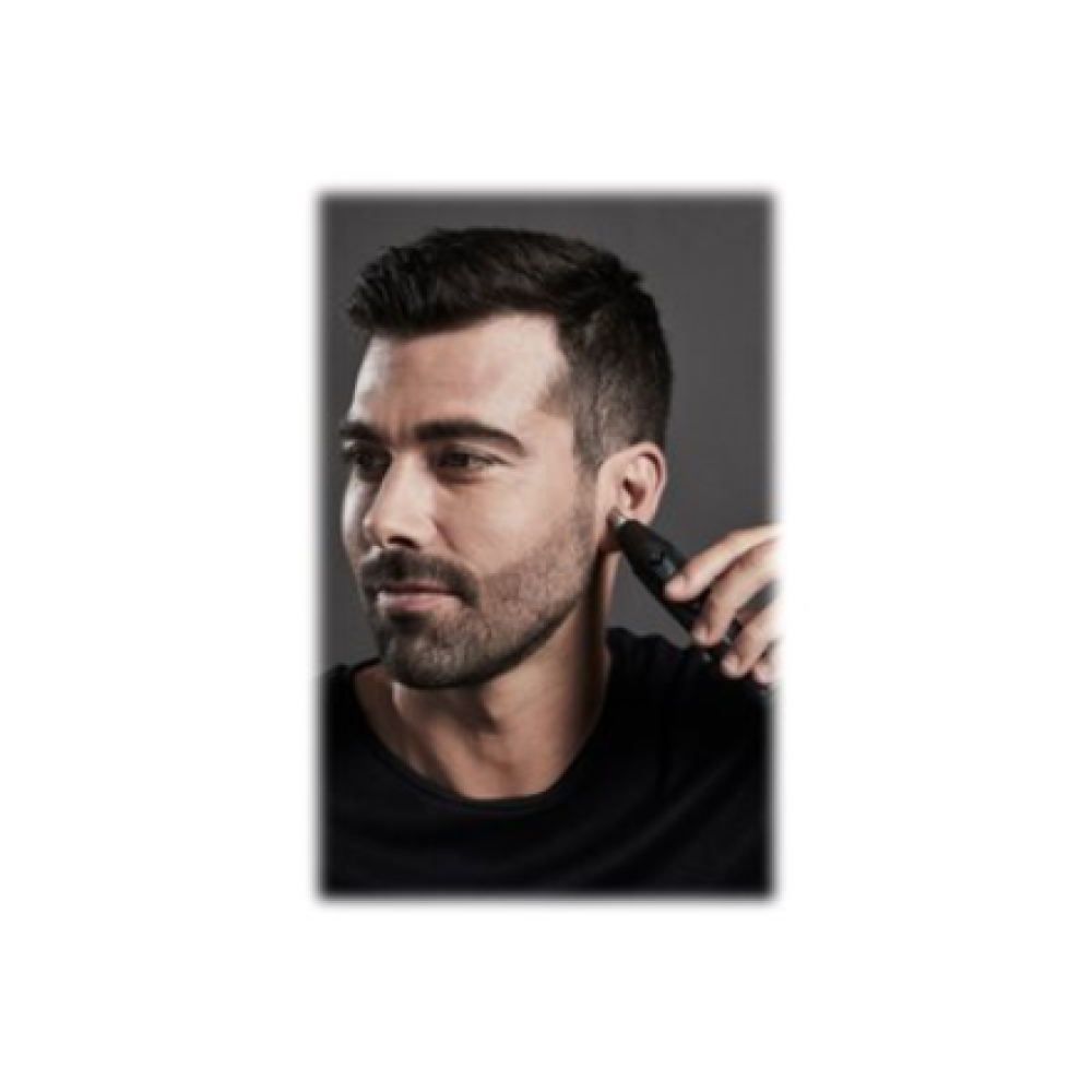 Rowenta Nose and Ear Trimmer , TN3011F0 , Cordless , Wet & Dry , Black/Blue