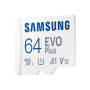 Samsung , microSD Card , EVO PLUS , 64 GB , MicroSDXC , Flash memory class 10 , SD adapter