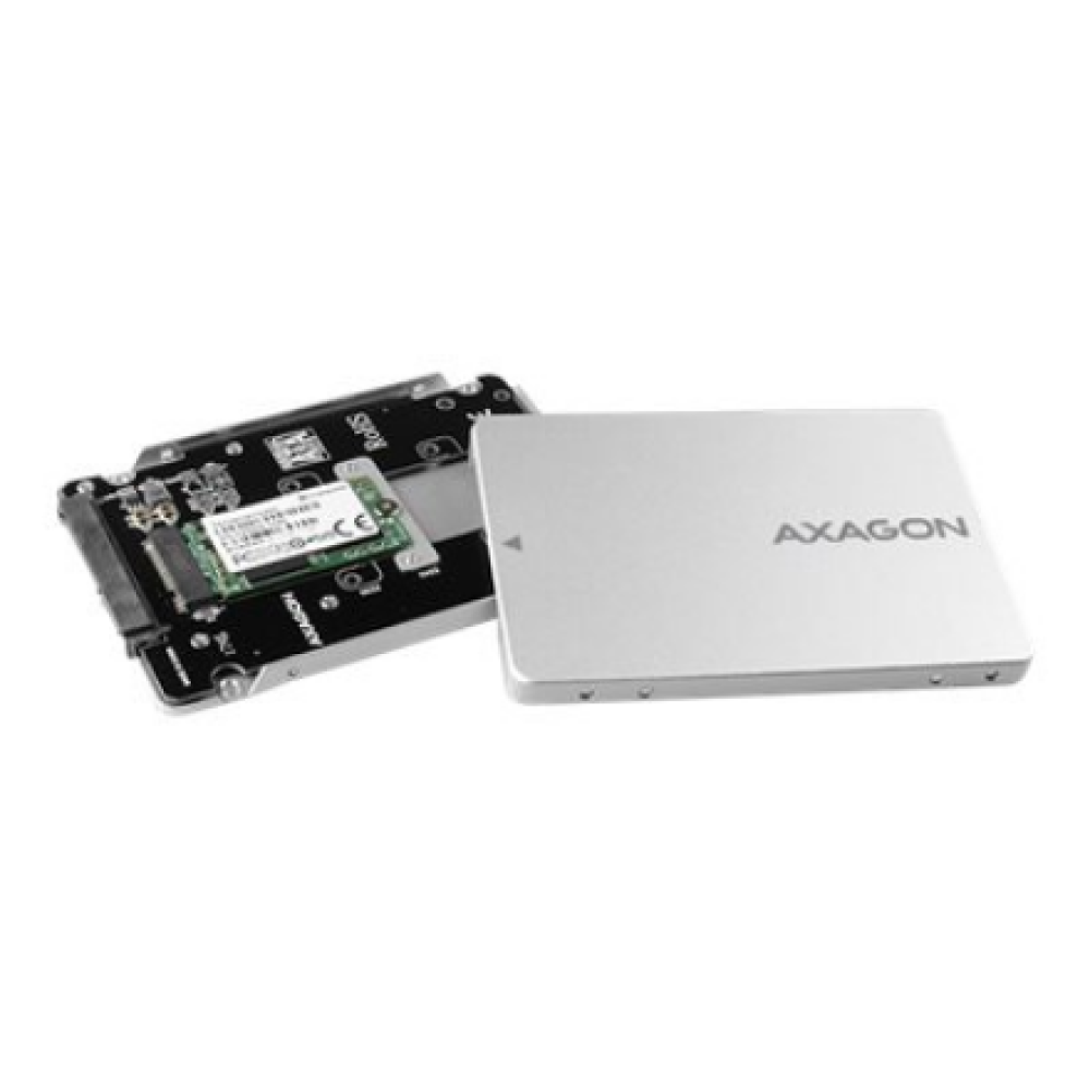 AXAGON Internal 2.5 box with SATA interface for M.2 SATA SSD , RSS-M2SD