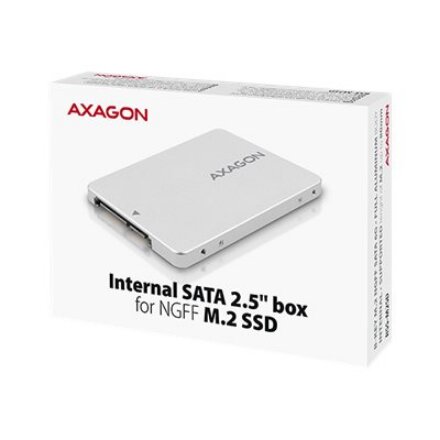 AXAGON Internal 2.5 box with SATA interface for M.2 SATA SSD , RSS-M2SD