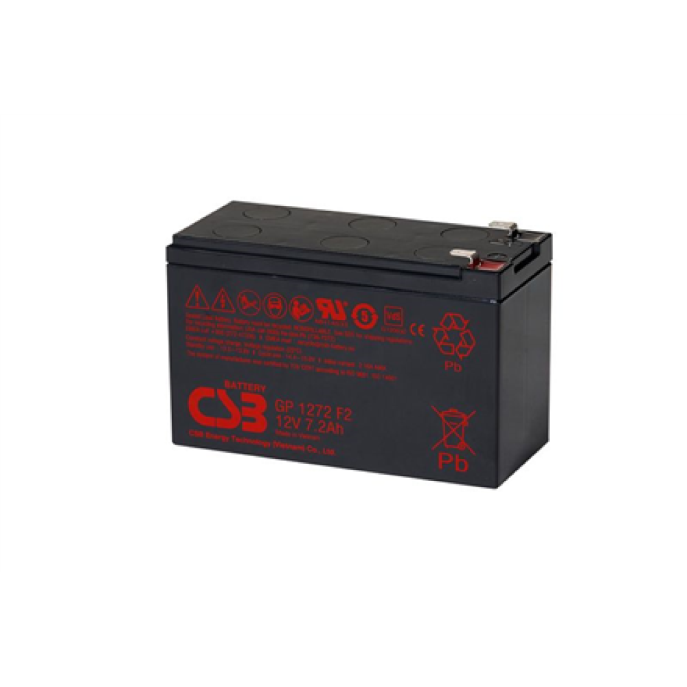 PCM , Battery 12V 7.2Ah F2 Pb CSB , CSB-GP1272