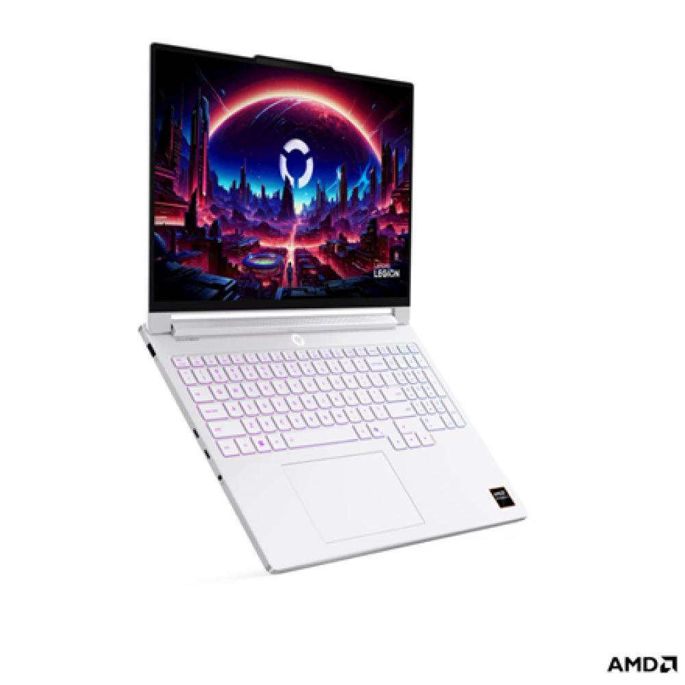 Lenovo Legion 7 16AGP11 AMD , Glacier White , 16 , OLED , WQXGA , 2560 x 1600 pixels , Glossy , AMD Ryzen AI 9 , HX 470 , 32 GB , Soldered LPDDR5X , Solid-state drive capacity 1000 GB , NVIDIA GeForce RTX 5070 , GDDR7 , 12 GB , Windows 11 Home , 802.11be 