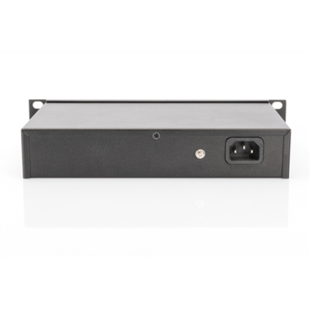 Digitus , 8-port Gigabit Ethernet Switch , DN-80114 , Unmanaged , Rackmountable , Power supply type Internal