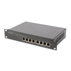 Digitus , 8-port Gigabit Ethernet Switch , DN-80114 , Unmanaged , Rackmountable , 10/100 Mbps (RJ-45) ports quantity , 1 Gbps (RJ-45) ports quantity , SFP+ ports quantity , Power supply type Internal