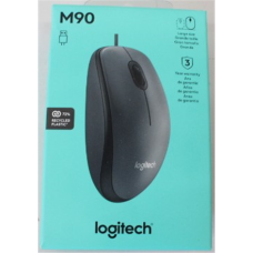 SALE OUT. Logitech M90 optical mouse, USB, Black , Logitech M90 , Wired , Mouse , USB Type-A , Black , DAMAGED PACKAGING