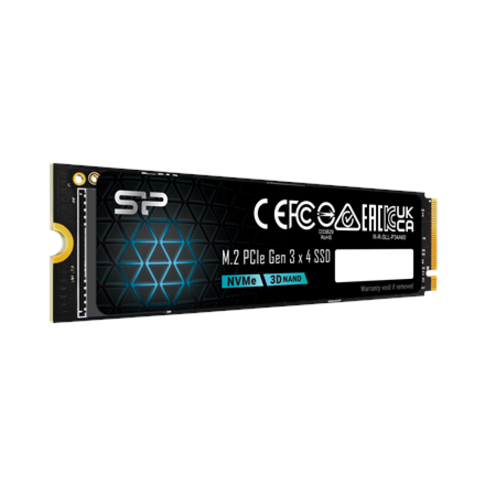 Silicon Power SP P34A60 , 128 GB , Solid-state drive interface M.2 PCIe Gen 3x4 , Read speed 1800 MB/s , Write speed 600 MB/s