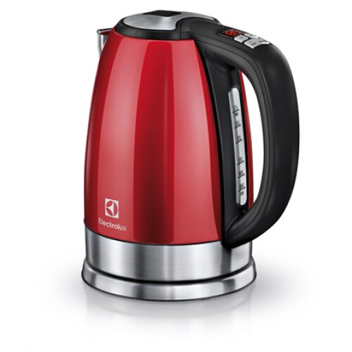 Electrolux Kettle EEWA7700R With electronic control, Stainless steel, Watermelon Red, 2400 W, 360° rotational base, 1.7 L