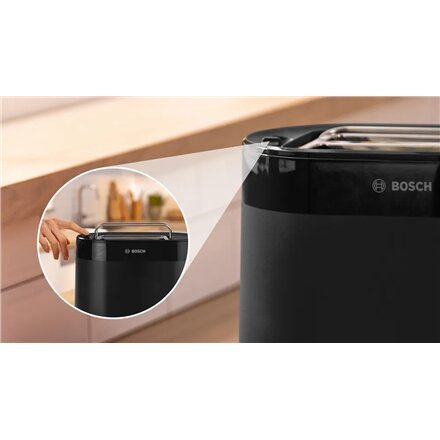 Bosch Compact Toaster , TAT2M123 MyMoment , Power 950 W , Number of slots 2 , Housing material Plastic , Black