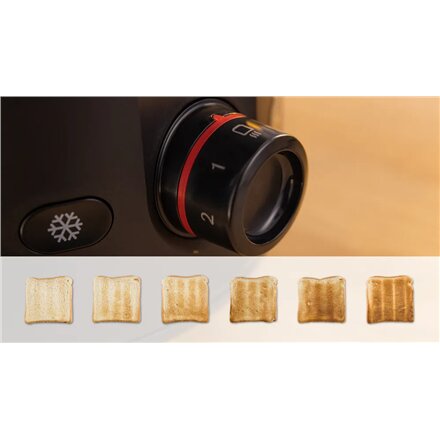 Bosch Compact Toaster , TAT2M123 MyMoment , Power 950 W , Number of slots 2 , Housing material Plastic , Black