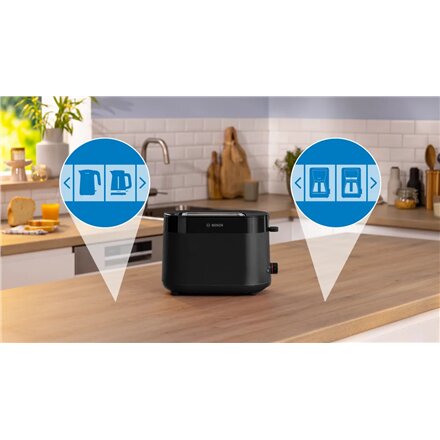 Bosch Compact Toaster , TAT2M123 MyMoment , Power 950 W , Number of slots 2 , Housing material Plastic , Black