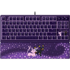 Razer Ornata V3 Tenkeyless , Gaming keyboard , Wired , US , Razer Mecha-Membrane Switches , Wrist Rest , Pokémon Espeon/Umbreon Edition