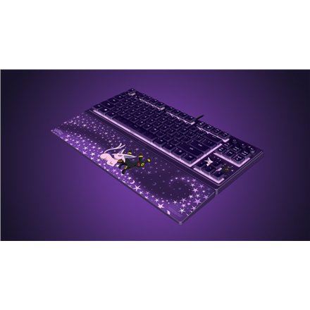 Razer Ornata V3 Tenkeyless , Gaming keyboard , Wired , US , Razer Mecha-Membrane Switches , Wrist Rest , Pokémon Espeon/Umbreon Edition