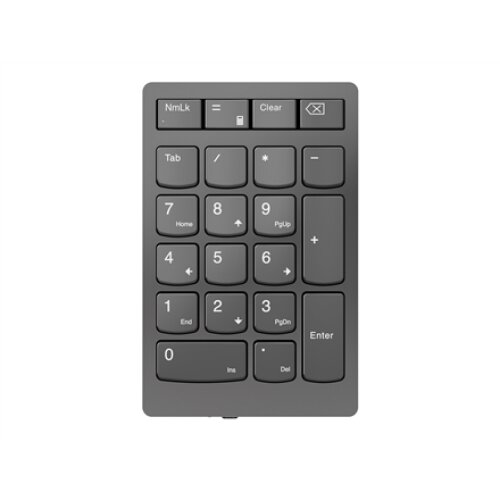 Lenovo , Professional , Go Wireless Numeric Keypad , Numeric Keypad , Wireless , Storm Grey