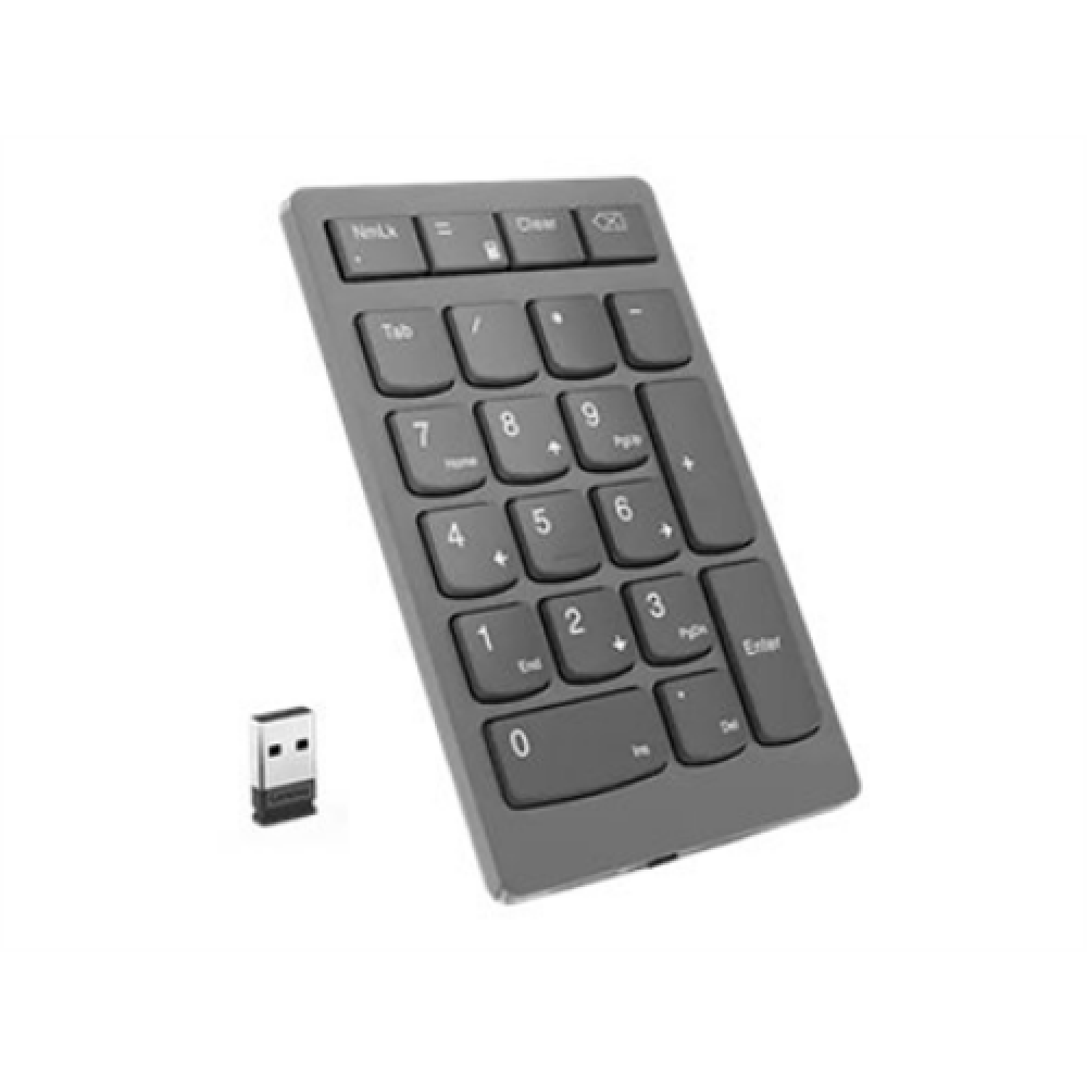 Lenovo , Professional , Go Wireless Numeric Keypad , Numeric Keypad , Wireless , N/A , Storm Grey