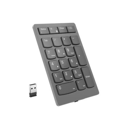 Lenovo , Professional , Go Wireless Numeric Keypad , Numeric Keypad , Wireless , Storm Grey