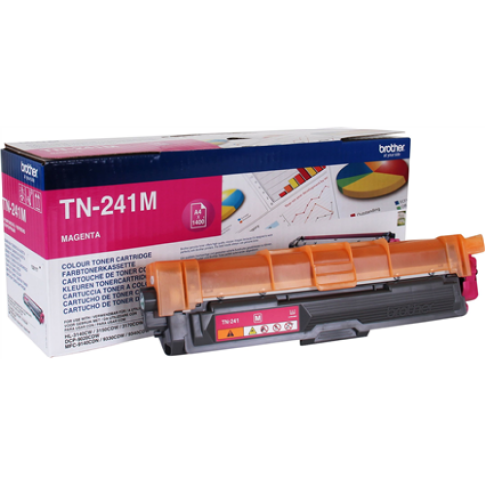 Brother TN-241M , Toner Cartridge , Magenta