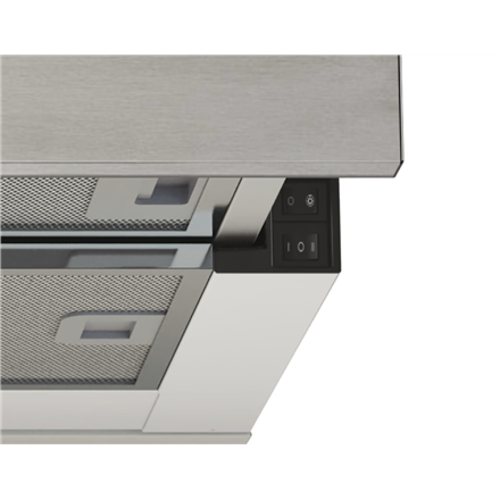 Candy Hood , CBT625/2X/1 , Telescopic , Energy efficiency class B , Width 60 cm , 332 m³/h , Mechanical , LED , Stainless steel