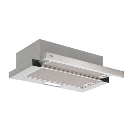 Candy Hood , CBT625/2X/1 , Telescopic , Energy efficiency class B , Width 60 cm , 332 m³/h , Mechanical , LED , Stainless steel