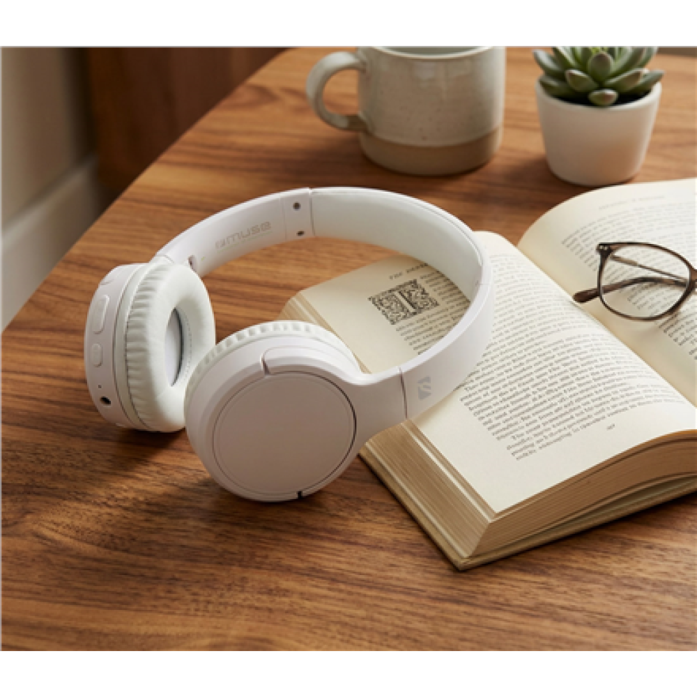 Muse , Stereo Headphones , M-272 BTW , Wireless/Wired , On-Ear , White , Noise canceling