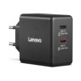 Lenovo Dual USB-C 65W GaN Charger - EU , Charger , USB-C