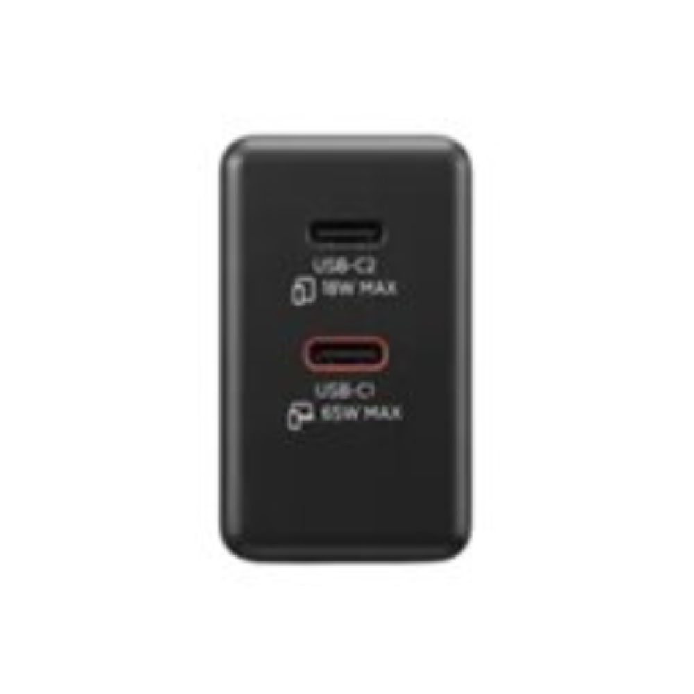 Lenovo Dual USB-C 65W GaN Charger - EU , USB-C , Charger