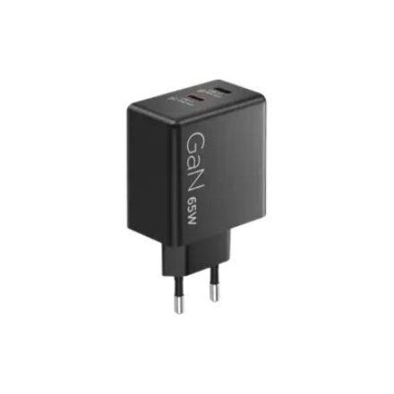 Lenovo Dual USB-C 65W GaN Charger - EU , Charger , USB-C