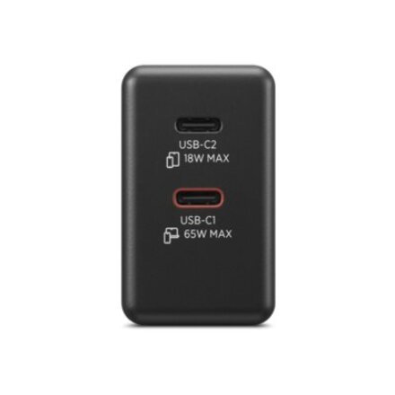 Lenovo Dual USB-C 65W GaN Charger - EU , Charger , USB-C